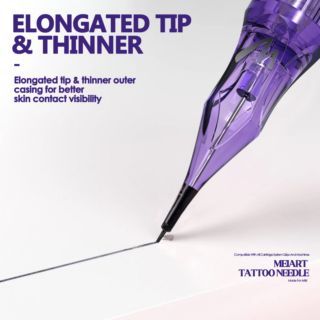 MEIART Round Liner Needle